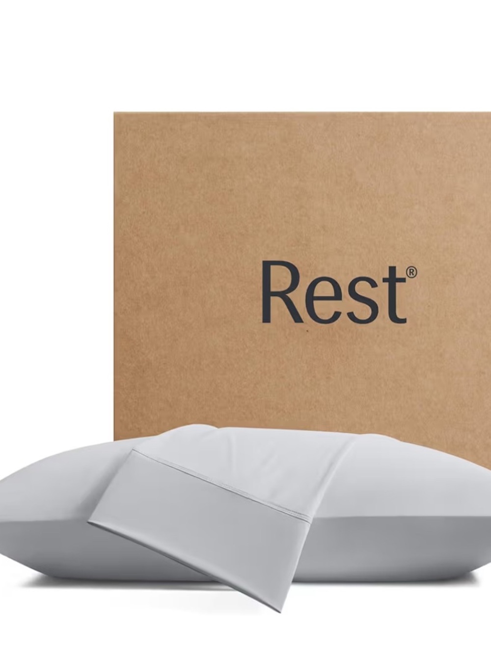 New Rest Evercool®+ Standard Pillowcases in Light Gray
